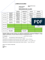 Horarios