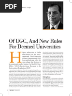 Of UGC, and New Rules For Deemed Universities: Viewpoint