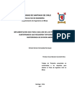 Implementación SIGO para Cada Uno de Los Procesos Mineros Subterráneos Que Requieren Topografía en Mina Subterránea de División Andina