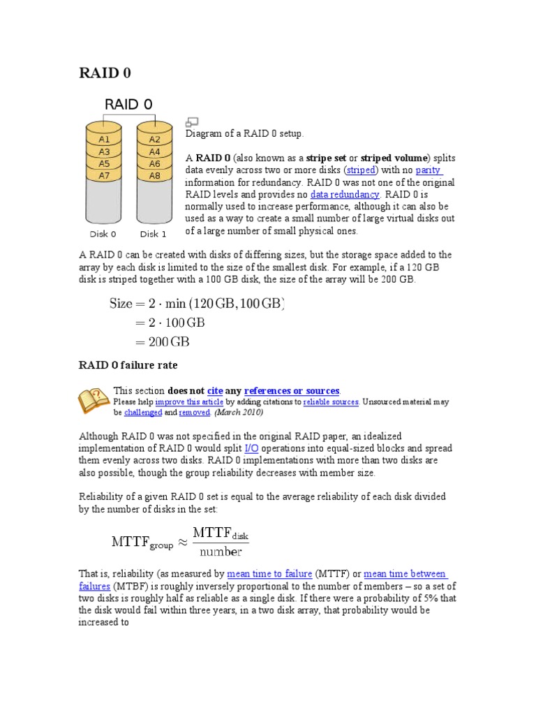 Understanding RAID 0: Performance & Risks | PDF | Information Retrieval ...