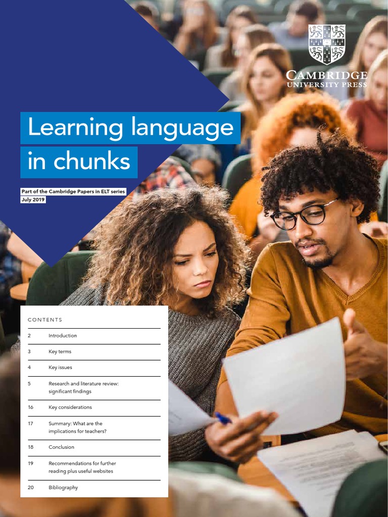 Learning Language in Chunks | PDF | Idiom | Fluency