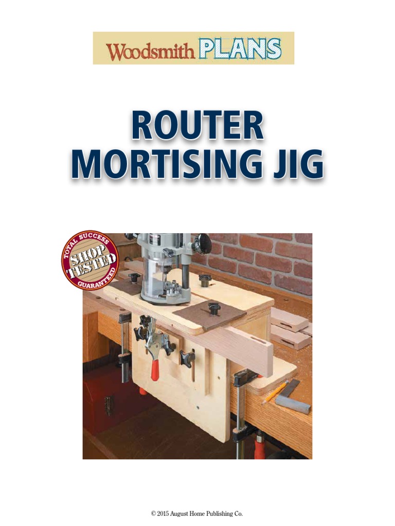 SN11240 - Router Mortising Jig PDF | PDF | Screw | Woodworking
