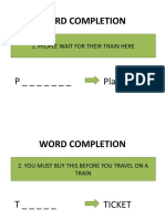 Word Completion: P - Platform