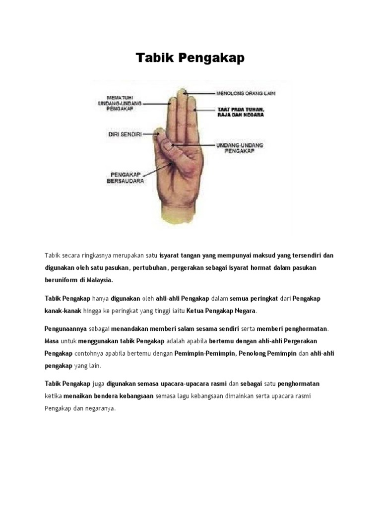 Tabik Pengakap | PDF