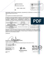 Seguimiento gestión comandantes COVID