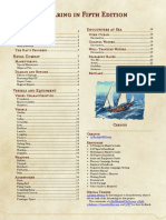 Seafaring in Fifth Edition