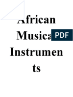 African Musical Instruments - Len