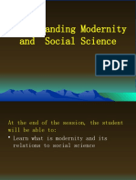 4. Understanding Modernity and Social Science