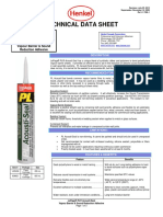 Technical Data Sheet: PL® Acousti-Seal