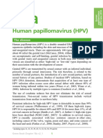 Human Papillomavirus (HPV) : The Disease