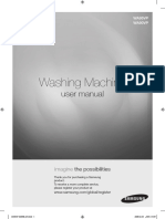 Manual Lavadora Samsung WA95VP PDF