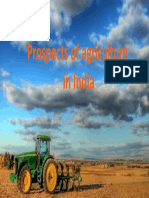 Prospects of Agriculture in India