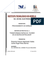 FFT en Atmega 168 PDF