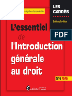 Essentiel Introduction Au Droit