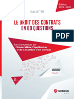 Le Droit Des Contrats en 60 Questions