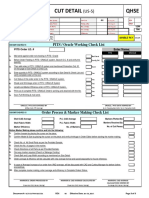 Marker's & PITS Check List