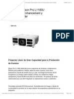 01 Proyector Epson Pro L1100U Láser C: 4K Enhancement y Lente Estándar - Salas Grandes - Proyectores - para El Trabajo - Epson Colombia