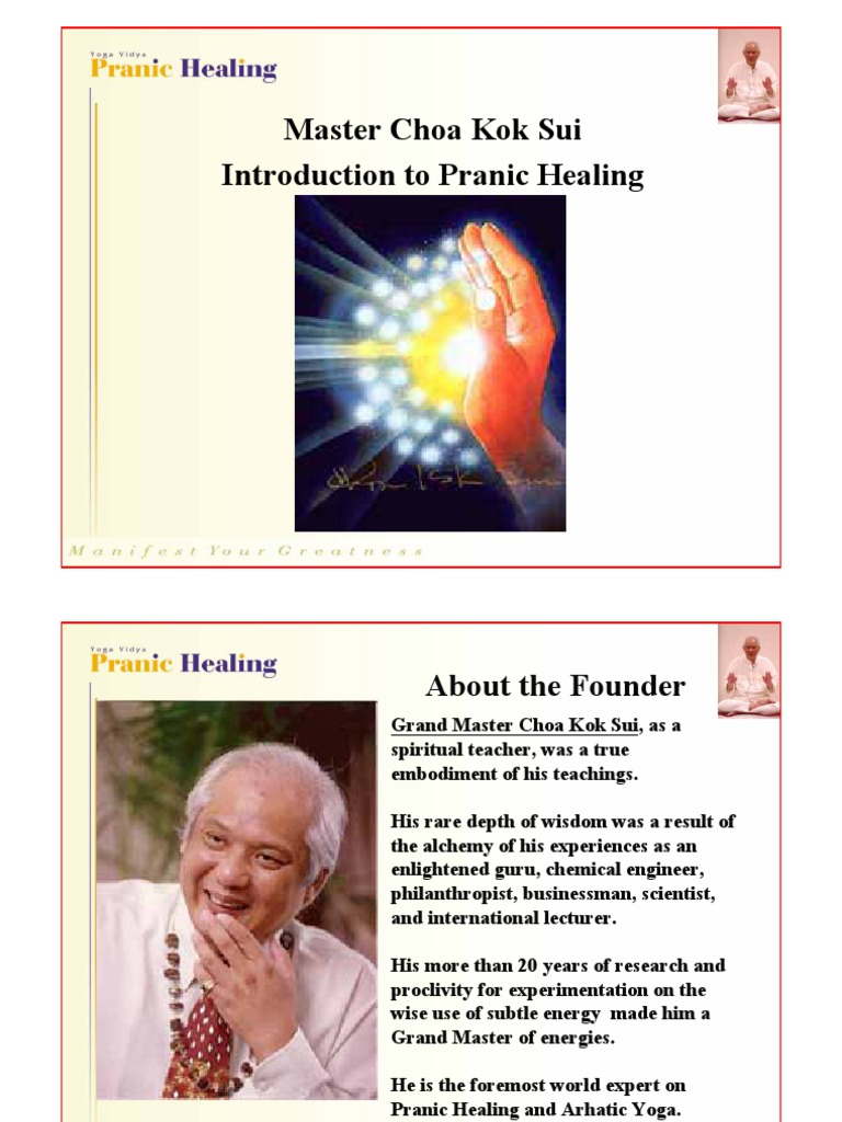 Pranic-Healing - Master Choa Kok Sui | PDF | Prana | Aura (Paranormal)