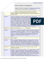 Javanotes 5.1.2, Answers For Quiz On Chapter 6