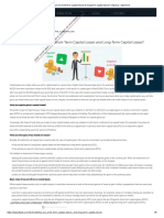 Short-Term Capital Losses & Long-Term Capital Losses