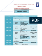 46 National Conference On Fluid Mechanics and Fluid Power December 9-11, 2019 PSG College of Technology, Coimbatore