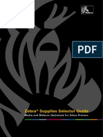Zebra Supplies Selector Guide: Media and Ribbons Optimised For Zebra Printers