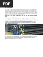 Calculating Pipe Internal Diameter (ID) | PDF | Technology & Engineering