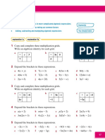 Expressions and brackets worksheet