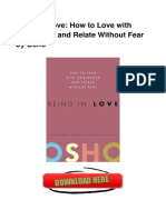 Being in Love How To Love With Awareness PDF