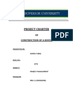 Project Charter: OF Construction of A House