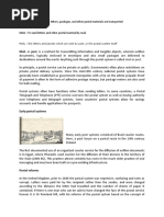Download Postal  Courier Service by Amanatullah Ansari SN46546381 doc pdf