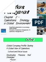 Operations Management: Chapter 2 - Operations Strategy in A Global Environment