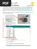 App Inventor + Iot: Temperature Sensor