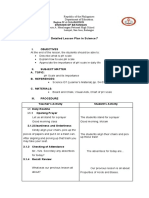 Detailed Lesson Plan in Science 7: Division of Batangas