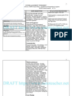 Course Align Worksheets