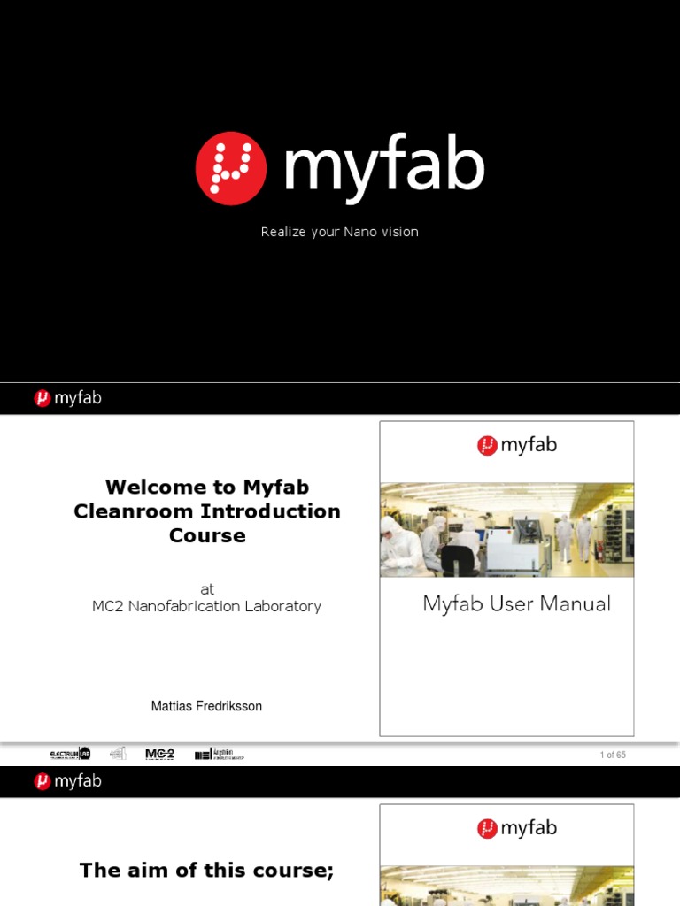 Myfab Cleanroom Safety Training Guide | PDF | Laboratories | Atmosphere ...
