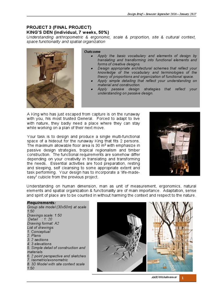 Project 3 (Final Project) KING'S DEN (Individual, 7 Weeks, 50%) | PDF ...