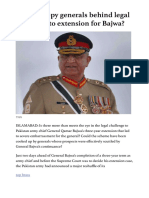 Unhappy generals after Bajwa