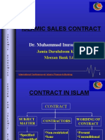 Islamic Sales Contract: Dr. Muhammad Imran Usmani