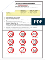 For Staff Selection Commission Examinations: Prohibited Items List