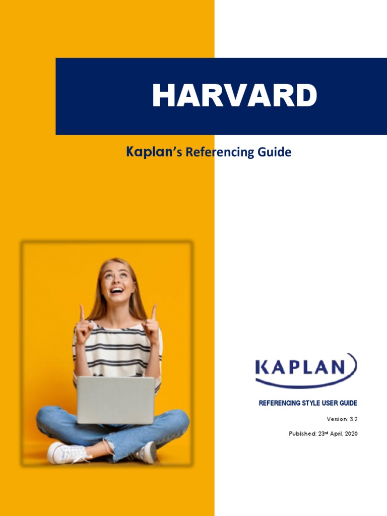 Kaplan Harvad Referencing Student User Guide V 3.2 (23.04.2020) | PDF ...