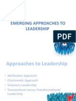 Contemporary Approaches To Leadership (Report)