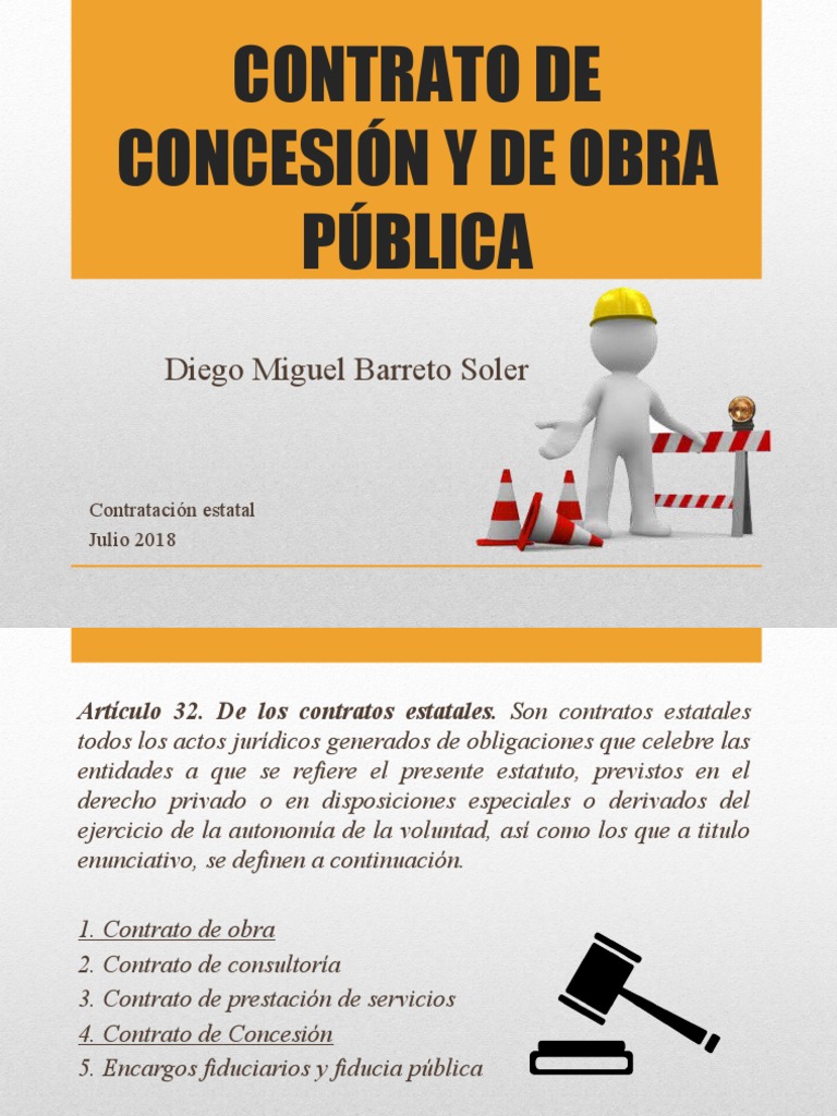 Contratos de Concesión y Obra Pública | PDF | Economias | Gobierno