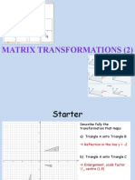 7) Matrix Transformations