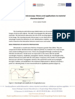 Scanning Acoustic Microscopy Theory and Applications To Material Characterization S Pawlak