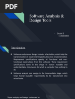 Software Analysis and Design Tools