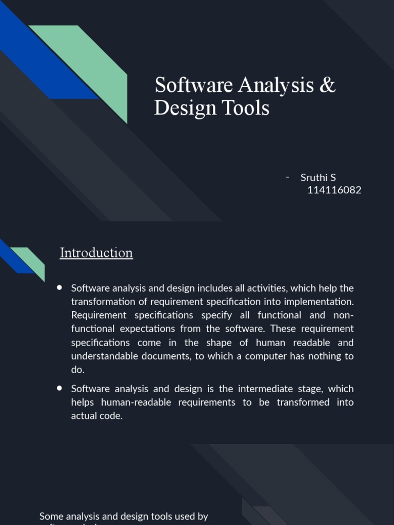 Software Analysis and Design Tools PDF Scientific Modeling