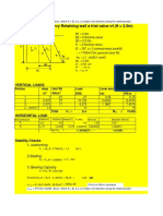 Septhik Tank Retaining Wall Analysis and Design Correction