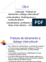 Prática de letramento e diálogo intercultural