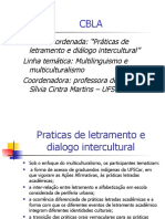 Prática de Letramento e Diálogo Intercultural